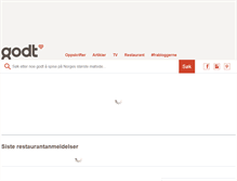 Tablet Screenshot of godt.no